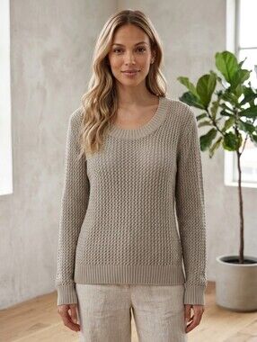 Stamp 10 Open Knit Sweater